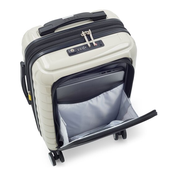 Delsey Paris Trolley de cabina Shadow 5.0 de 4 ruedas Compartimento para portátil de 55 cm con pliegue de expansión