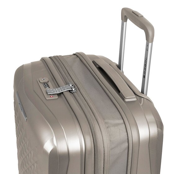 Gabol Queens 4 ruedas Juego de maletas 2 piezas con pliegue de expansión