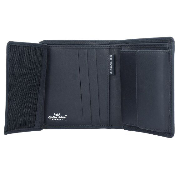Golden Head Billetero de piel Polo RFID Protect 9,5 cm