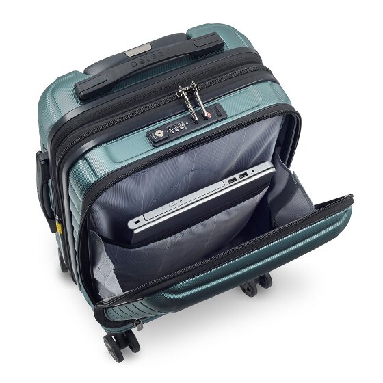 Delsey Paris Trolley de cabina Shadow 5.0 de 4 ruedas Compartimento para portátil de 55 cm con pliegue de expansión