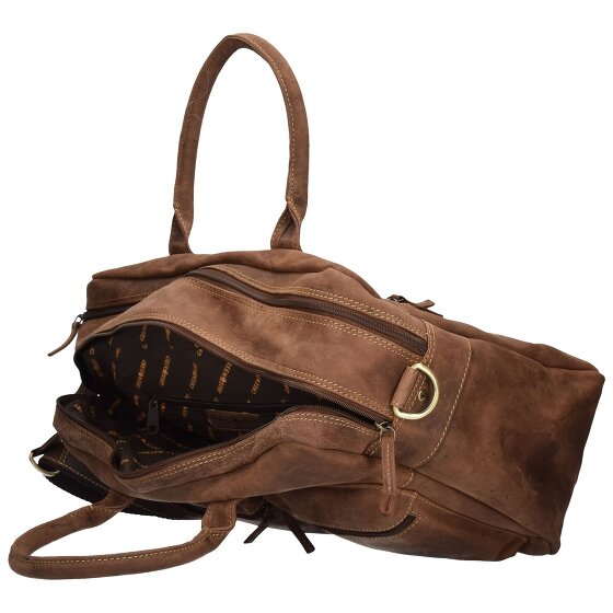Greenburry Maletín Vintage de cuero con compartimento para el portátil de 40 cm