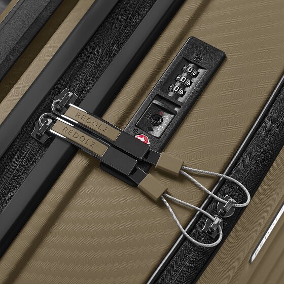 Redolz Trolley de cabina Essentials 17 de 4 ruedas Compartimento para portátil con bolsillo blando de 55 cm