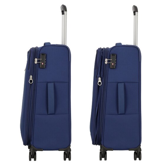 American Tourister Blazing Ride 4 ruedas Juego de maletas 3 piezas con pliegue de expansión
