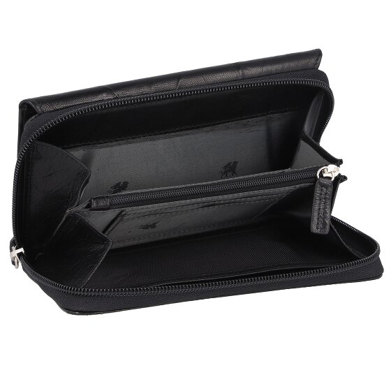 mano Donna Aurona Billetera RFID Piel 18 cm