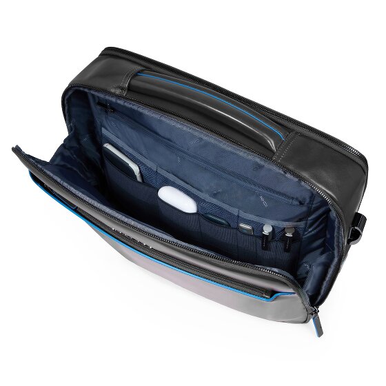 Piquadro Blue Square Maletín Piel natural 39 cm Compartimento para laptop