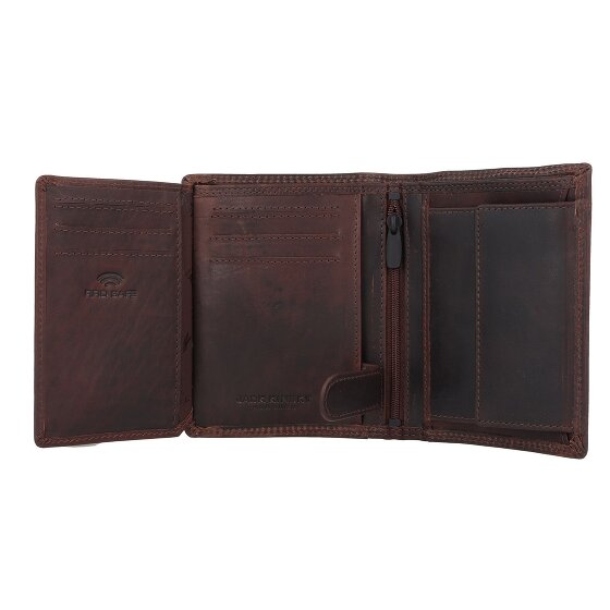 Jack Kinsky Monterey Cartera Protección RFID Piel 10.5 cm