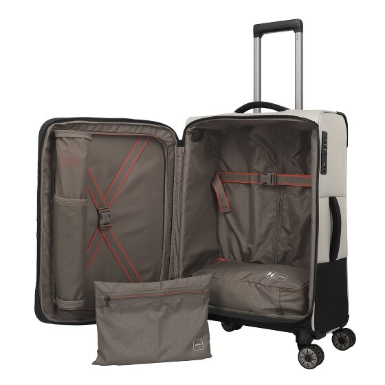 Travelite Crosslite 5.0 4 ruedas Carrito M 66 cm con pliegue de expansión