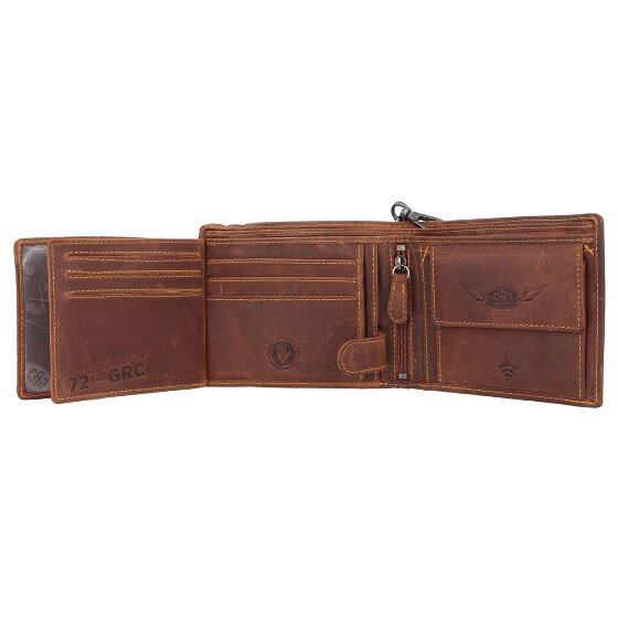 Greenburry Cartera Racing Collection Dallas de cuero RFID 12,5 cm