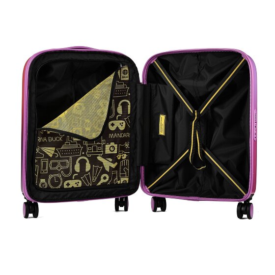 Mandarina Duck Logoduck + 4 ruedas Maletas de cabina 55 cm Con asa expansible