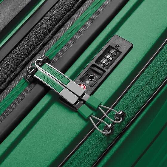 Bergpfeil Travel 4 ruedas Trolley de cabina 55 cm Compartimento para laptop Con fuelle expandible