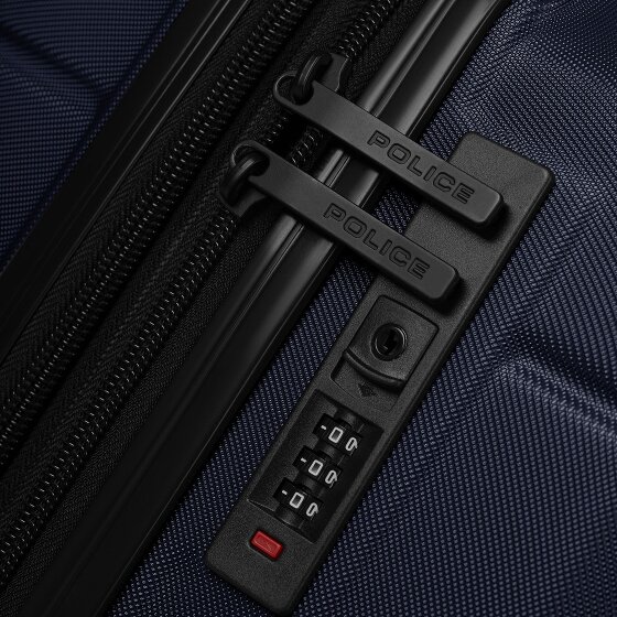 Police London 4 ruedas Carrito 64 cm con pliegue de expansión