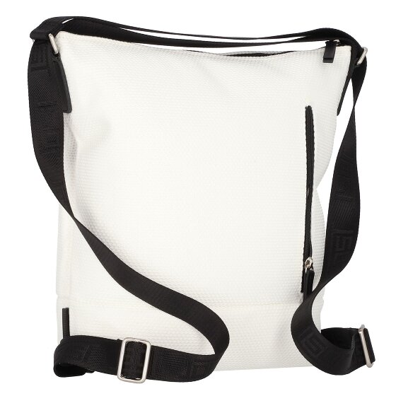 Jost Bandolera de malla con 3 compartimentos Compartimento para portátil de 41,5 cm