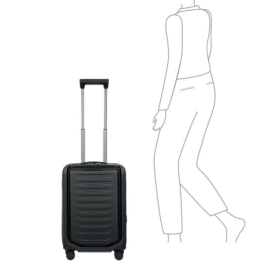 Porsche Design Roadster 4 ruedas Carro de la cabina S 55 cm Compartimento para el portátil con pliegue de expansión