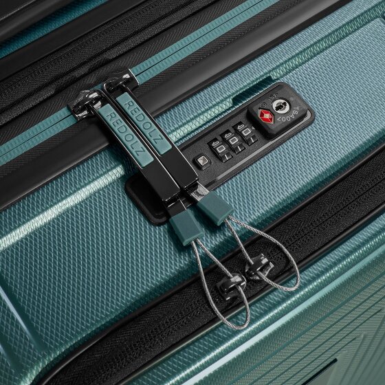 Redolz Essentials 14 4 ruedas Trolley de cabina S 55 cm Compartimento para laptop Con fuelle expandible