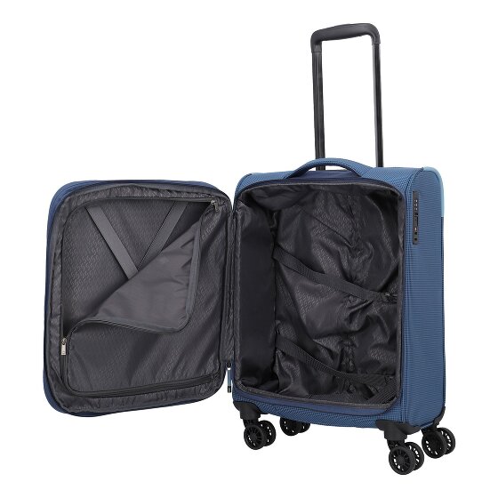 Travelite Corsiica 4 ruedas Carro de la cabina S 55 cm con pliegue de expansión