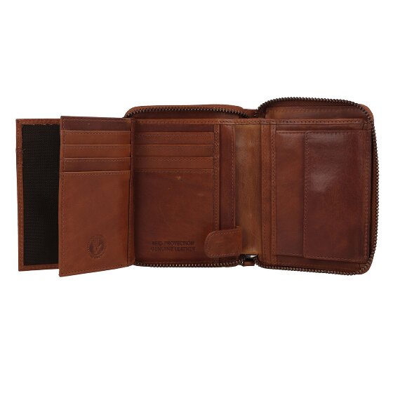 Greenburry Newport Cartera Protección RFID Piel 13 cm