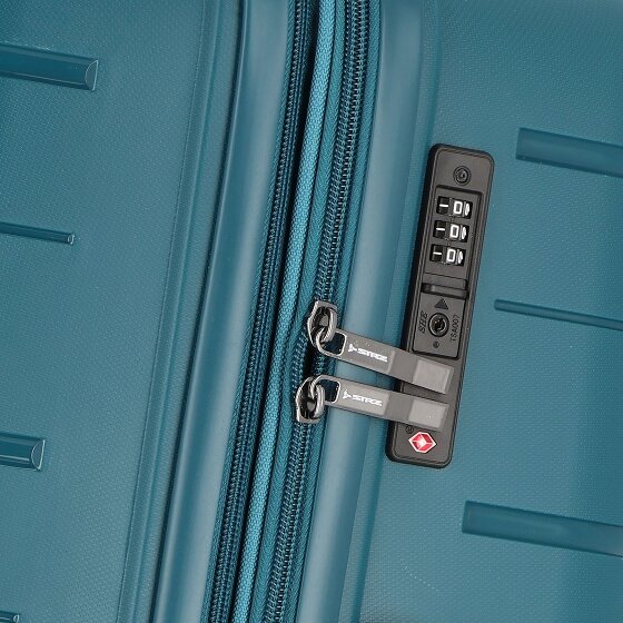 Polestream Strz by Asteroid 4 ruedas Juego de maletas 3 piezas con pliegue de expansión