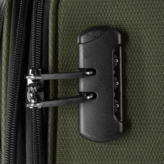 bugatti Valencia Soft 4 ruedas Juego de maletas 3 piezas con pliegue de expansión