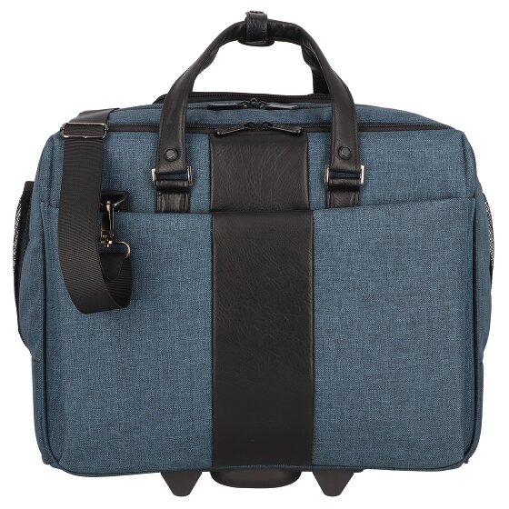 Dermata 2 ruedas Carrito de negocios 44 cm Compartimento para el portátil