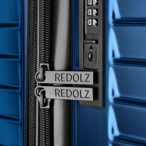 Redolz Essentials 18 4 ruedas Juego de maletas 3 piezas con pliegue de expansión