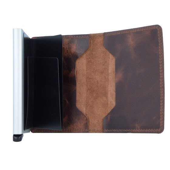 Secrid Slimwallet Vintage Cartera para tarjetas de crédito RFID Piel 6,5 cm