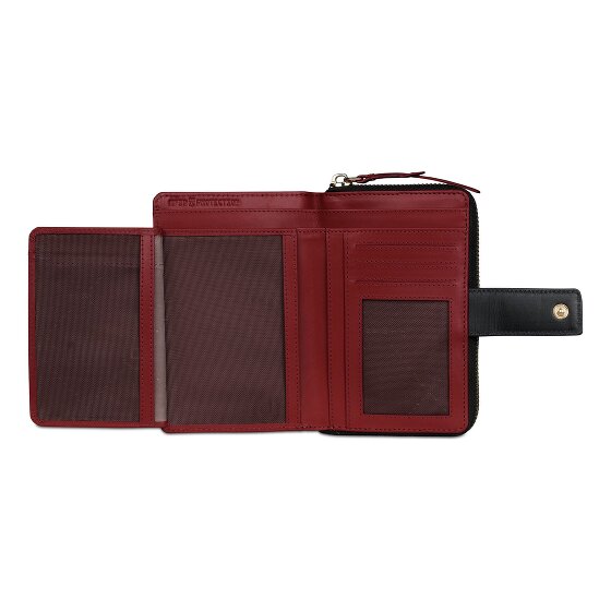 bugatti Viola Cartera Protección RFID Piel 14 cm