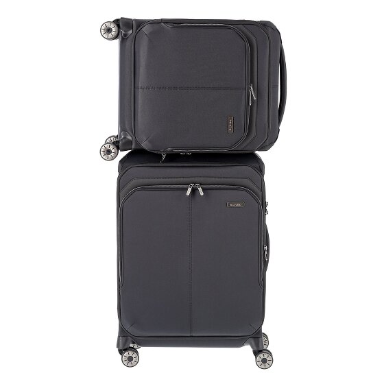 Travelite Priima 4 ruedas Carro de la cabina 55 cm con pliegue de expansión