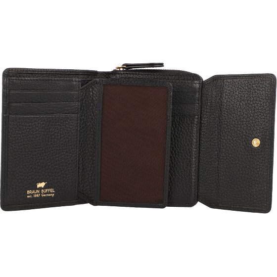 Braun Büffel Billetera Asti de cuero RFID 12 cm