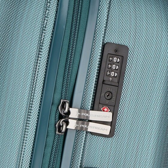 Polestream Moonrock 4 ruedas Juego de maletas 3 piezas con pliegue de expansión