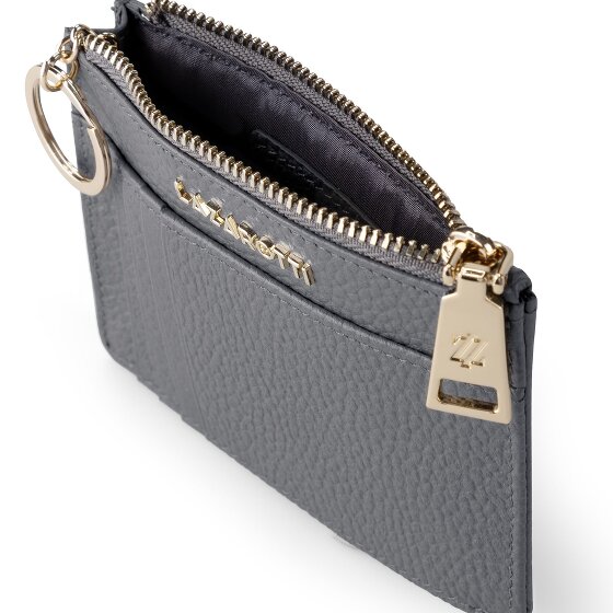 Lazarotti Estuche para llaves de piel Bolonia 11,5 cm con compartimento para etiqueta de aire