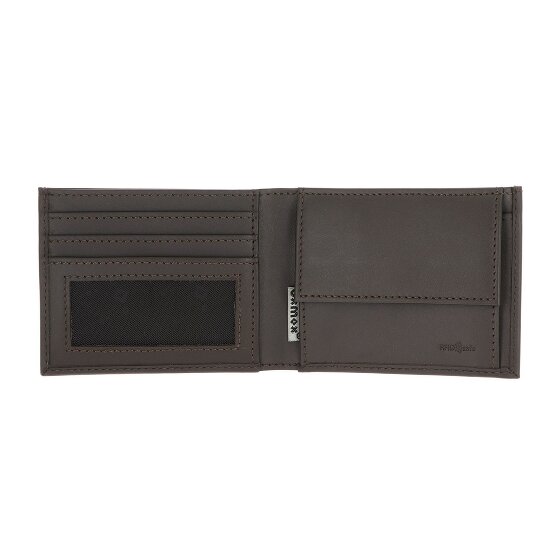 oxmox Leather Cartera Bloqueo RFID Piel natural 11 cm