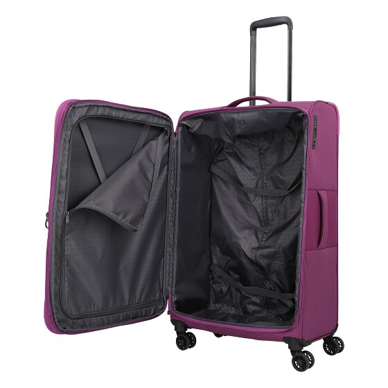Travelite Corsiica 4 ruedas Carrito L 77 cm con pliegue de expansión