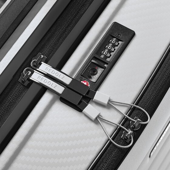 Redolz Trolley de cabina Essentials 17 de 4 ruedas Compartimento para portátil con bolsillo blando de 55 cm