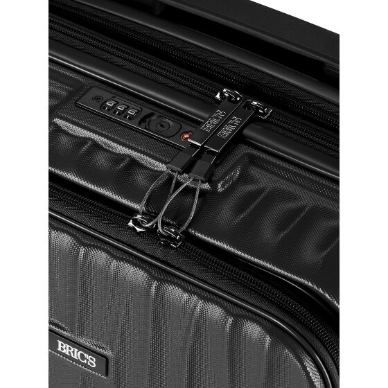 Bric's Cervia 2.0 4 ruedas Carro de la cabina S 55 cm Compartimento para el portátil con pliegue de expansión