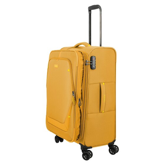 Travelite Umbria 4 ruedas Juego de maletas 3 piezas con pliegue de expansión