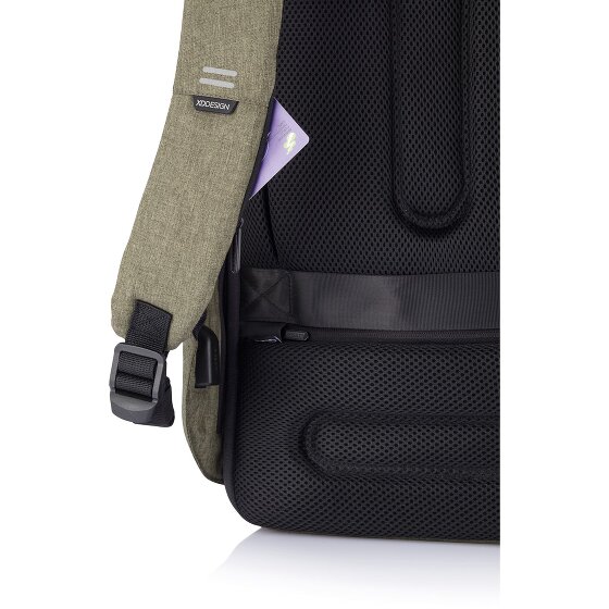 XD Design Mochila pequeña Bobby Hero con compartimento RFID para portátil de 38 cm