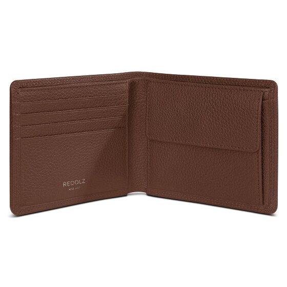 Redolz Cartera Essentials QF de cuero RFID 11,5 cm