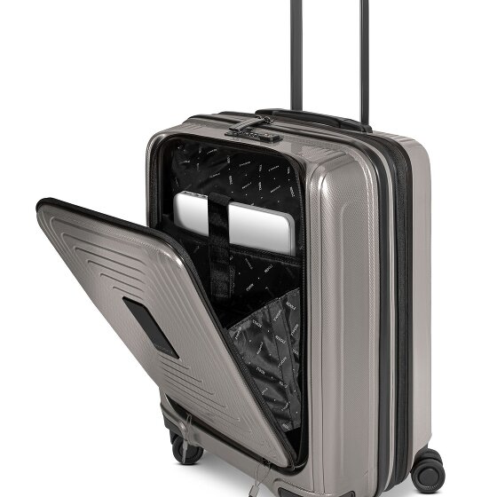 Redolz Juego de maletas Essentials 14 de 4 ruedas Compartimento para portátil de 2 piezas con pliegue extensible