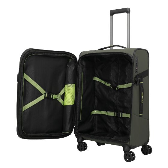Travelite Briize 4 ruedas Carrito M 67 cm con pliegue de expansión