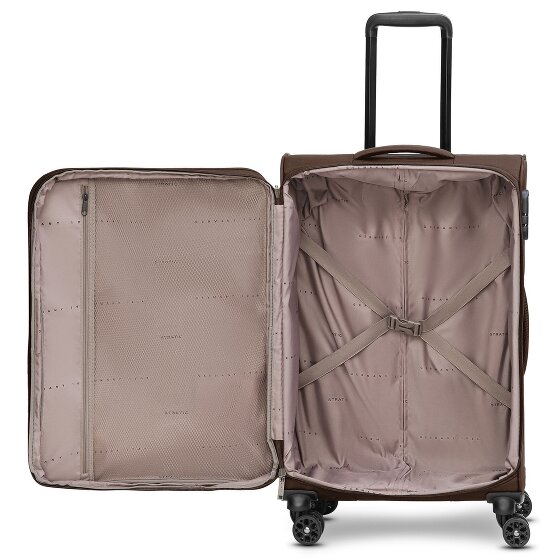 Stratic taska Trolley de 4 ruedas M 65 cm con pliegue extensible