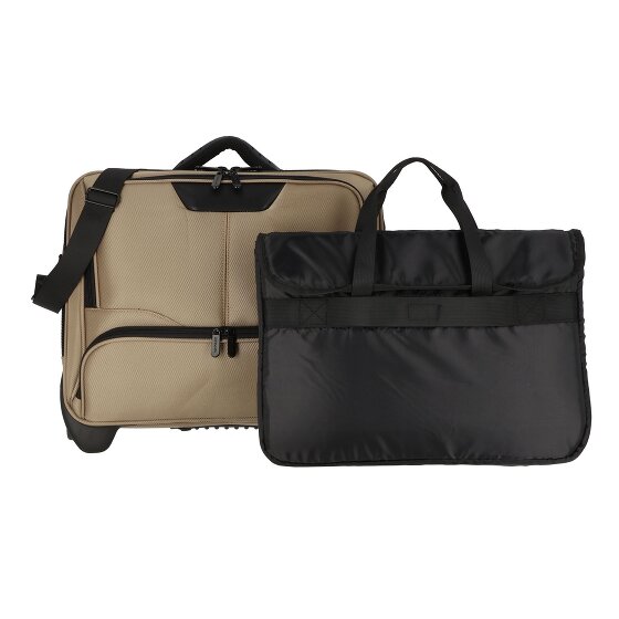 Dermata 2 ruedas Carrito de negocios 41 cm Compartimento para el portátil