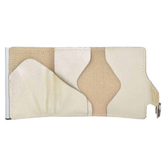 Tru Virtu Funda para tarjetas de crédito Click & Slide Cartera de piel RFID 6,5 cm