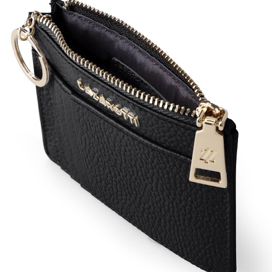 Lazarotti Estuche para llaves de piel Bolonia 11,5 cm con compartimento para etiqueta de aire