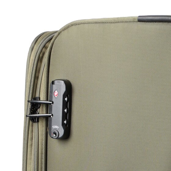 d&n Travel Line 9704 4 ruedas Carrito L 78 cm con pliegue de expansión