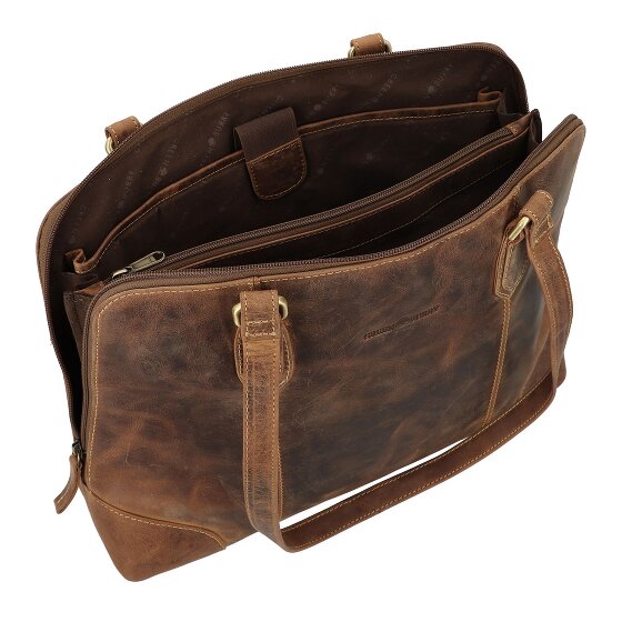 Greenburry Vintage Bolsa de compras Piel 37 cm Compartimento para el portátil