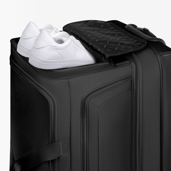 Redolz Bolsa de viaje Duffle Essentials de 2 ruedas 90 cm XXL con pliegue elástico de tamaño especial