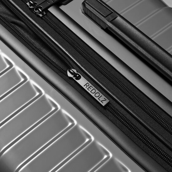 Redolz Essentials 18 4 ruedas Juego de maletas 3 piezas con pliegue de expansión