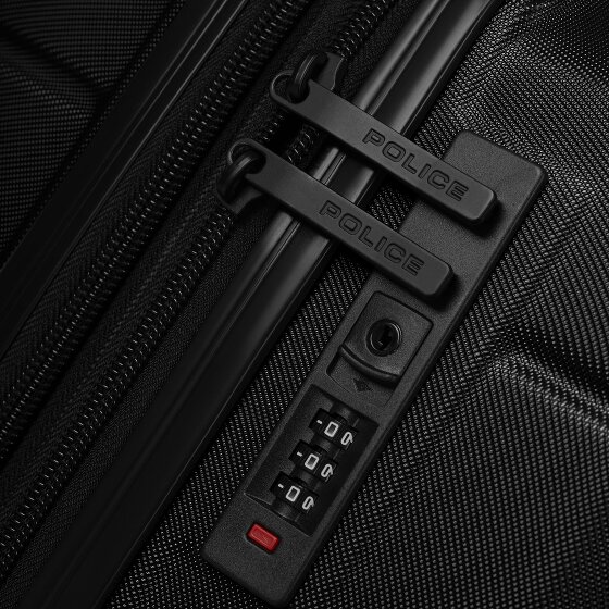 Police London 4 ruedas Carrito 64 cm con pliegue de expansión