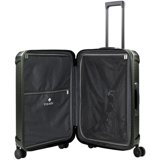 Travelite Millennium 4 ruedas Juego de maletas 3 piezas con pliegue de expansión