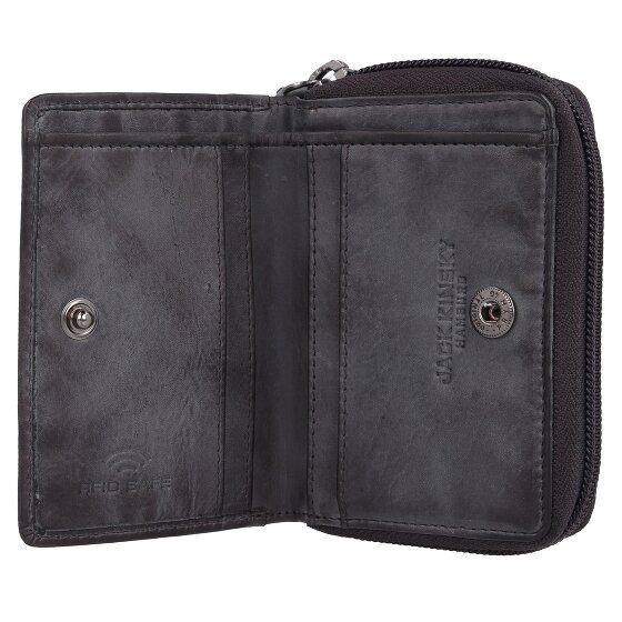 Jack Kinsky Cartera Nelson de cuero RFID 11 cm